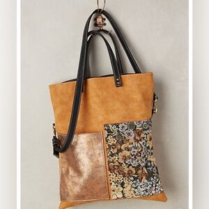 Anthropologie Kassiopea Arpeggio Tapestry Crossbody Bag - Made In Italy